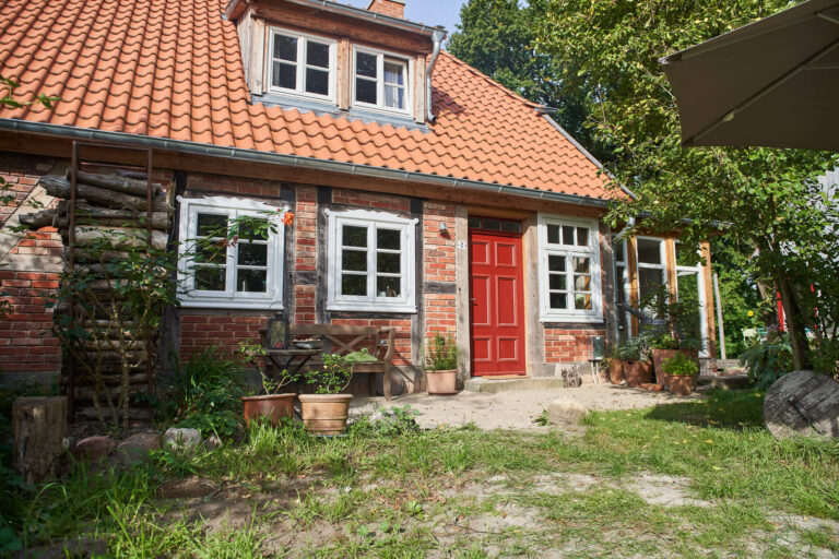 Eingangsbereich vom Ferienhaus Altes Elbschifferhaus in Unbesandten