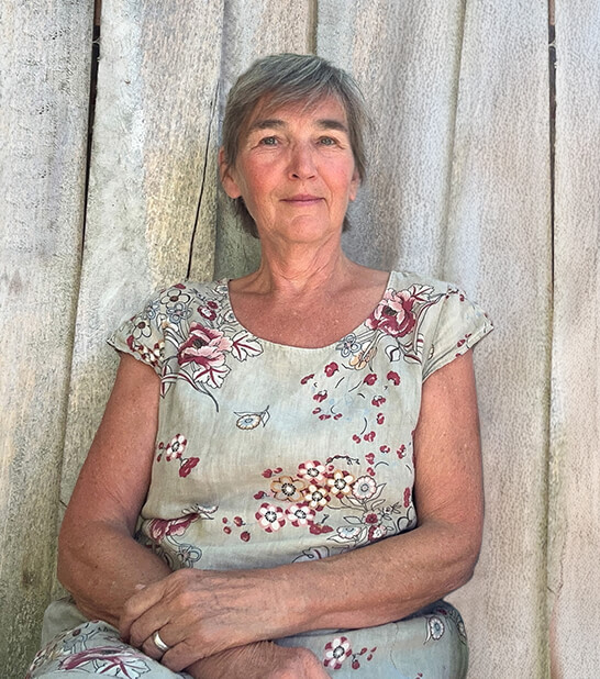 Gastgeberin Mechthild Kränzlin im Ferienhaus Altes Elbschifferhaus in Unbesandten